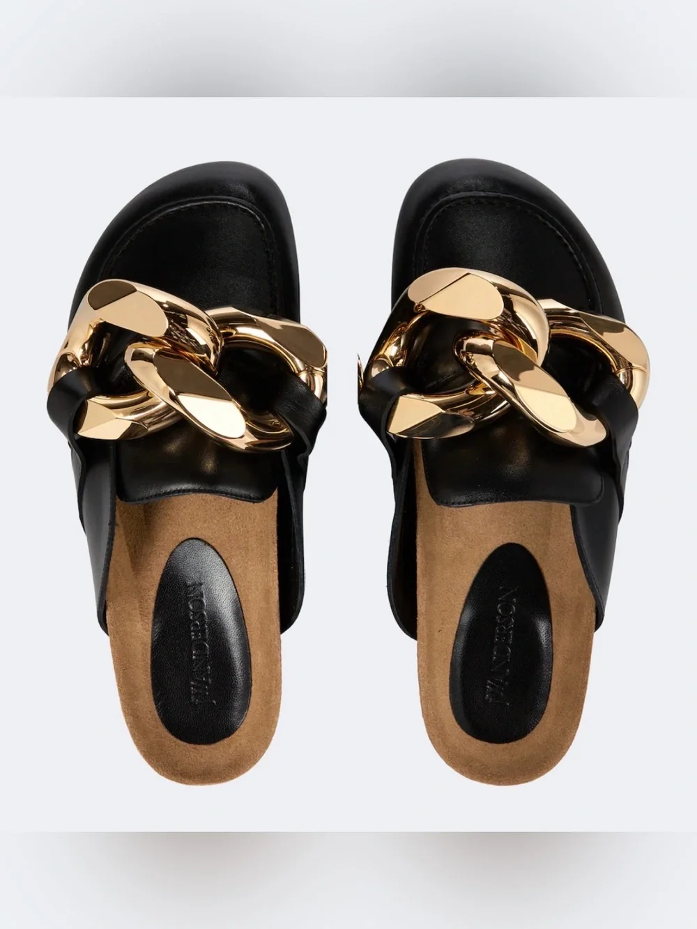 J.W. Anderson Curb Chain Mules Men’s